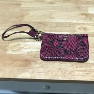 Coach wristlet